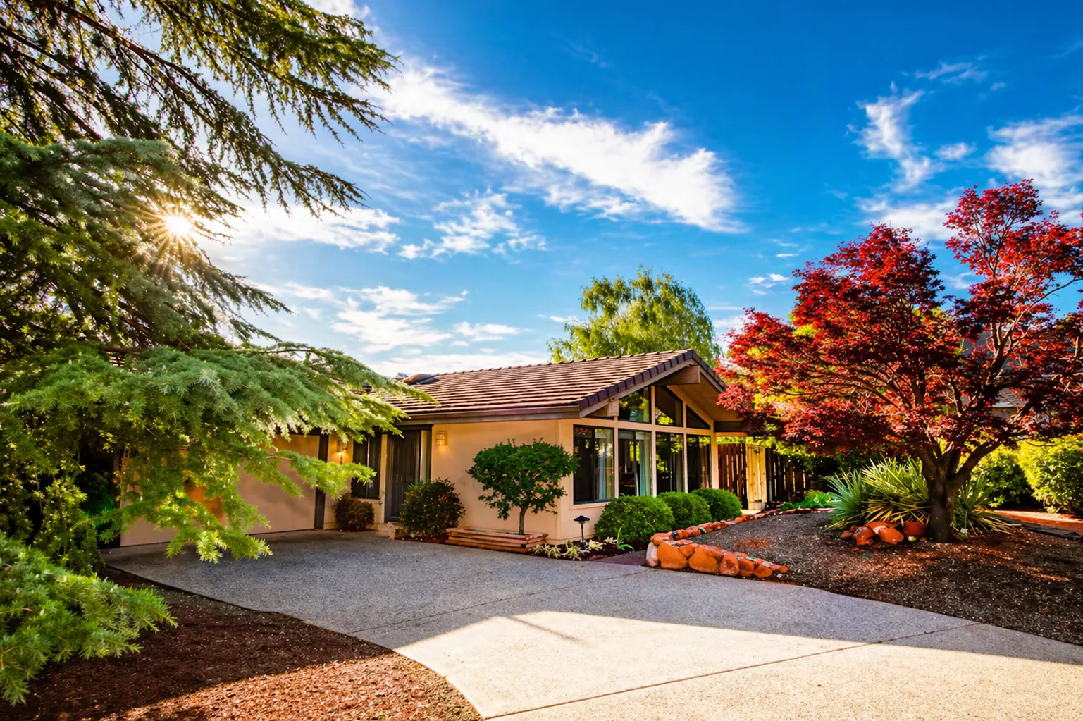 Sedona cabin retreat — 116% Airbnb revenue increase from $1,900 to $4,100/month after SEO listing optimization and seasonal pricing strategy