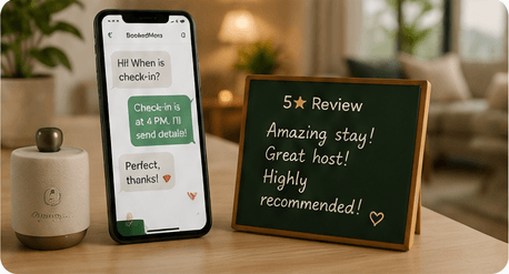 Professional Airbnb guest communication management — 24/7 messaging support from pre-booking to checkout for STR owners